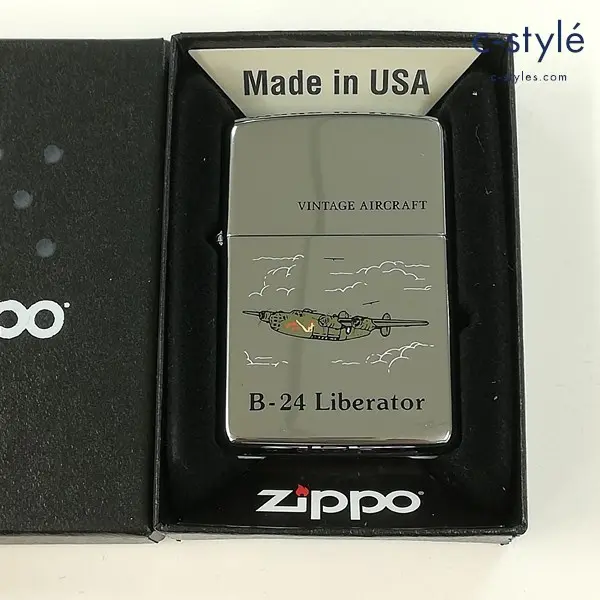 ZIPPO ジッポー VINTAGE AIRCRAFT B-24 Liberator オイルライター シルバー 喫煙具
