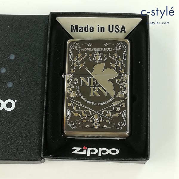 ZIPPO ジッポー エヴァンゲリオン NERV シリアルナンバー入り オイルライター シルバー 喫煙具