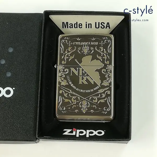 ZIPPO ジッポー エヴァンゲリオン NERV シリアルナンバー入り オイルライター シルバー 喫煙具