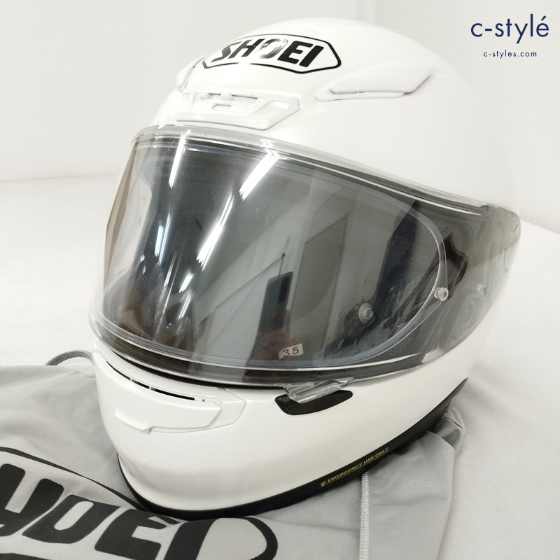 SHOEI ショウエイ Z-7 フルフェイス ヘルメット M （57cm） ホワイト 2019年製 バイク用品