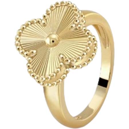 ヴァン クリーフ＆アーペル(Van Cleef & Arpels) ジュエリー リング  ヴィンテージ アルハンブラ リング 18K イエローゴールド VCARP6I300