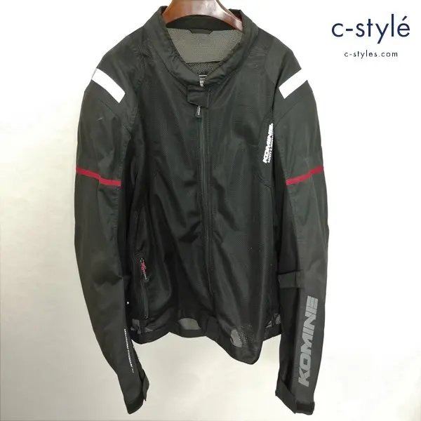 KOMINE コミネ プロテクトハーフメッシュジャケット 5XL ブラック 07-116 バイク用品