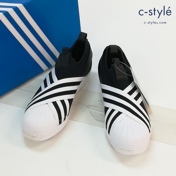 adidas originals アディダスオリジナルス SS SLIPON W スニーカー 28cm ブラック×ホワイト AC8582