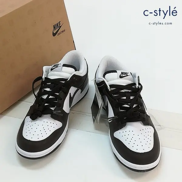 NIKE ナイキ DUNK LOW ダンク ロー スニーカー 28cm ブラウン×ホワイト 318019-121