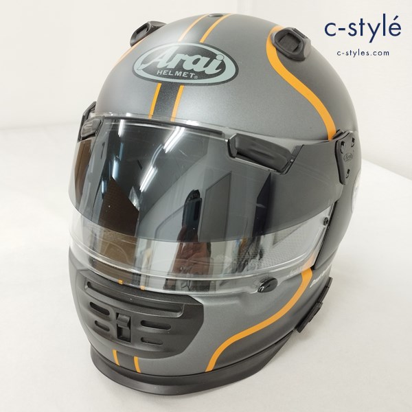 Arai アライ RAPIDE-IR Bold PS フルフェイスヘルメット 59～60cm未満 ブラック×オレンジ 2016年製