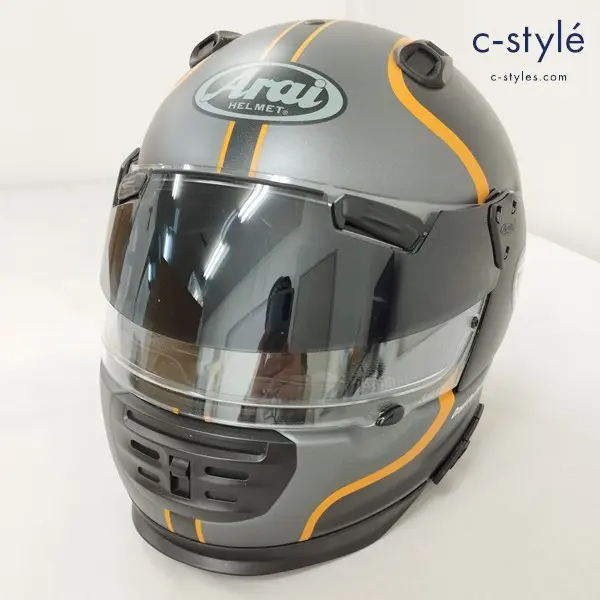 Arai アライ RAPIDE-IR Bold PS フルフェイスヘルメット 59～60cm未満 ブラック×オレンジ 2016年製
