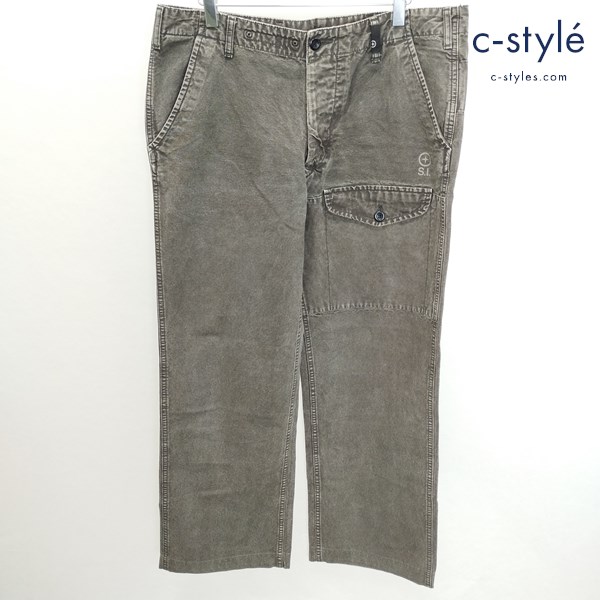 STONE ISLAND ストーンアイランド デニムカーゴ 36 ブラック 45143HKN 綿100 ボタンフライ ジーンズ