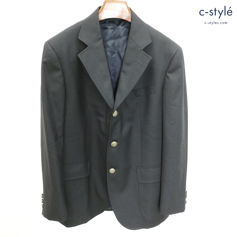 J.PRESS ジェイプレス ブレザー 36L ネイビー 銀ボタン 3B センターベント