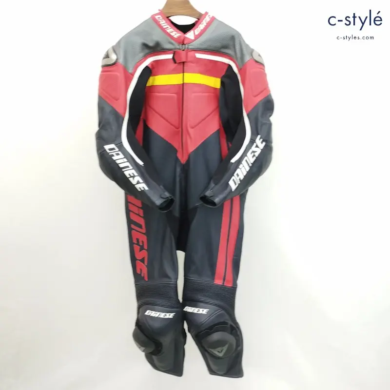 DAINESE ダイネーゼ レーシングウェア ブラック×レッド レーシングスーツ レザー バイクウェア