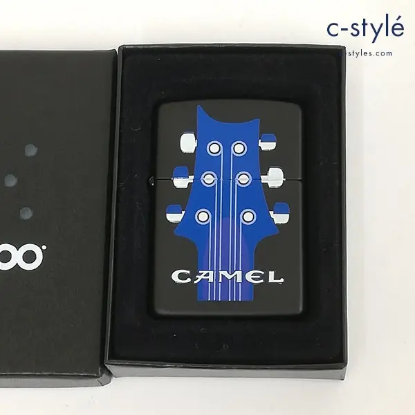 ZIPPO ジッポー CAMEL キャメル 音符 マットブラック オイルライター 喫煙具