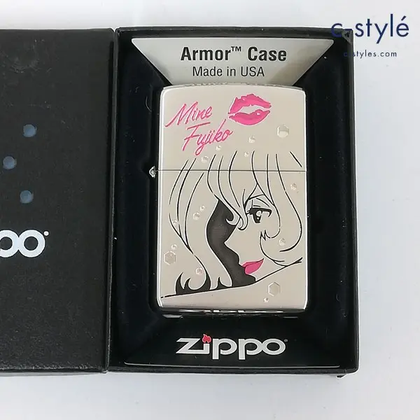 ZIPPO ジッポー ルパン三世 峰不二子 アフターシャワー オイルライター シルバー 喫煙具