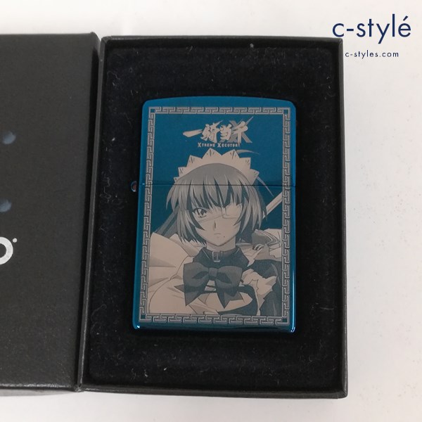 ZIPPO ジッポー 一騎当千 呂蒙子明 オイルライター ブルー 喫煙具