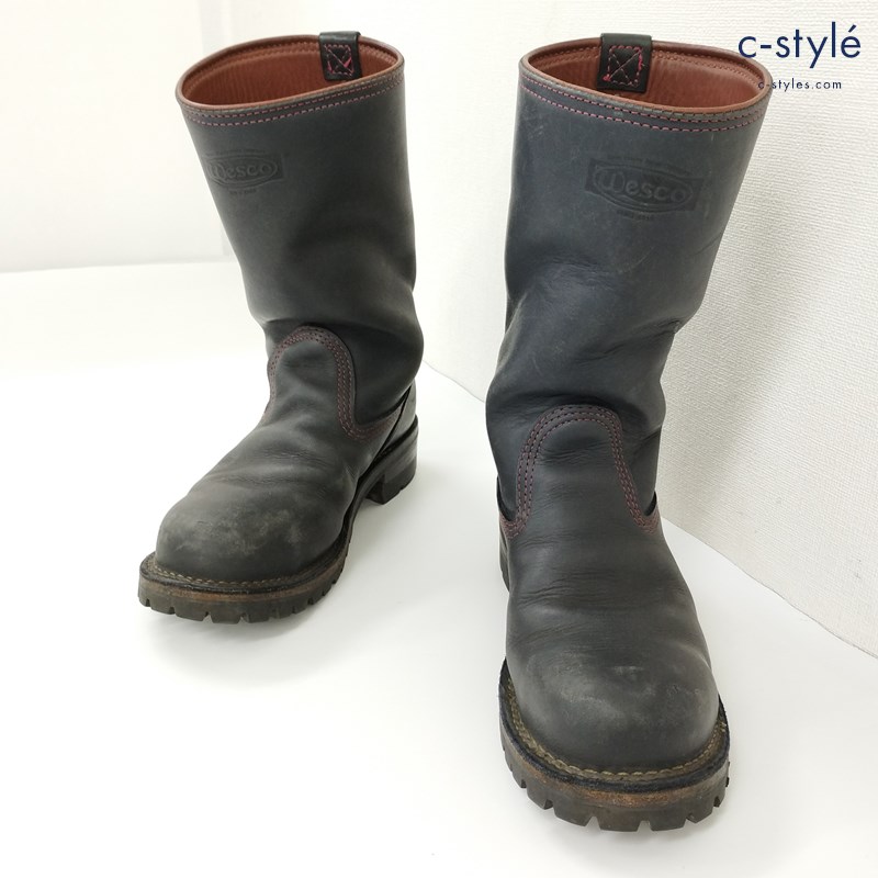 WESCO ウエスコ MORRISON レザーブーツ 8D ブラック Vibramソール