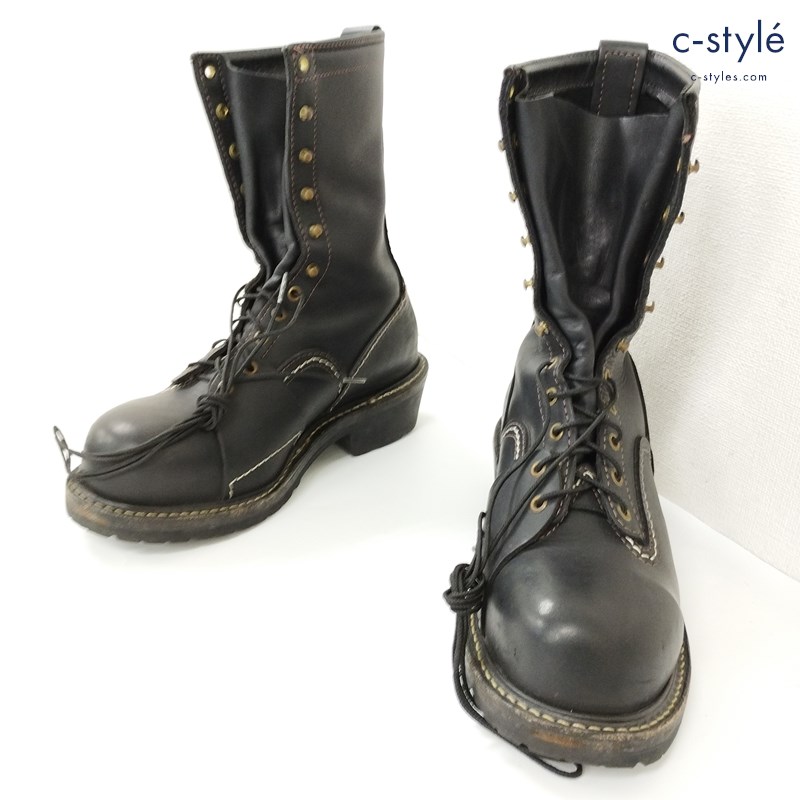 WESCO ウエスコ JOBMASTER レザーブーツ 8D ブラック Vibramソール