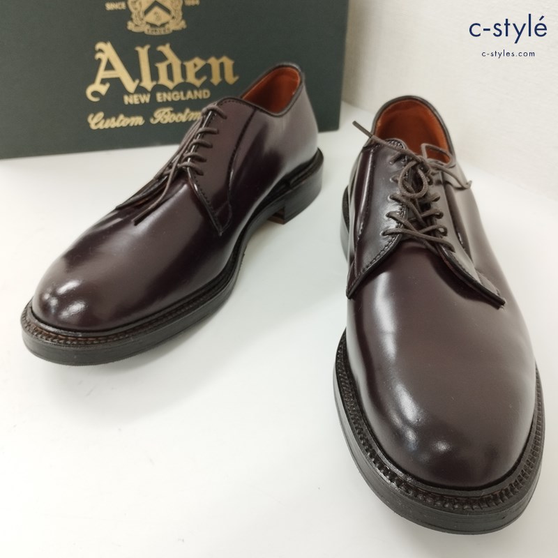 Alden オールデン 990 P-TOE レザーシューズ 8 ブラウン ローファー