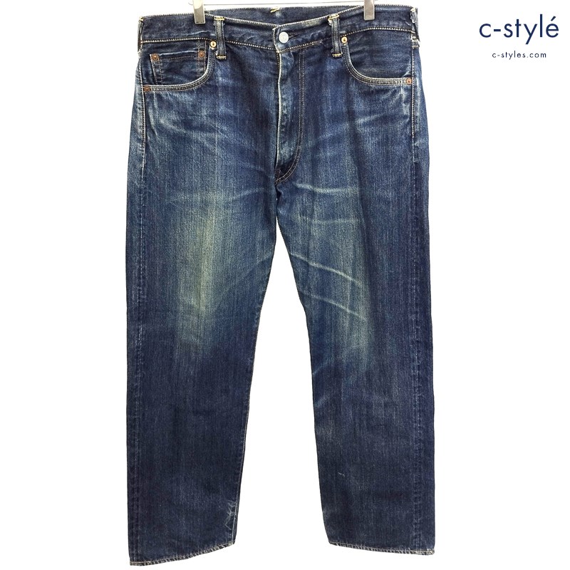 EVISU エヴィス NO.2 Lot.2000Z デニムパンツ 35×35 インディゴ エビス ヤマネ レプリカ キッキー ジーンズ