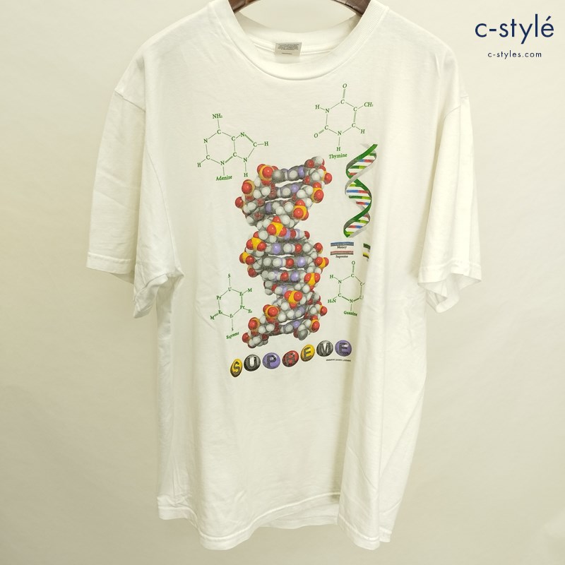 Supreme シュプリーム 17AW DNA Tee L ホワイト Tシャツ 半袖 綿100