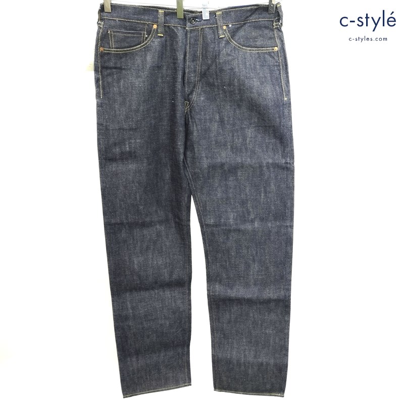 FULL COUNT フルカウント デニムパンツ W36 インディゴ Lot.1100 ボタンフライ 日本製 綿100