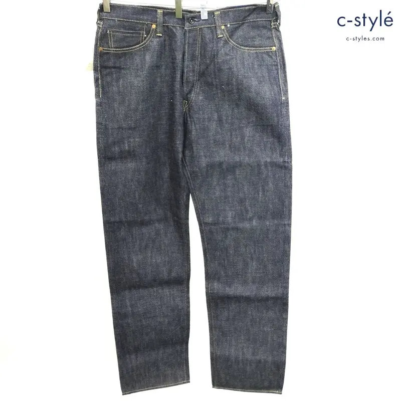 FULL COUNT フルカウント デニムパンツ W36 インディゴ Lot.1100 ボタンフライ 日本製 綿100