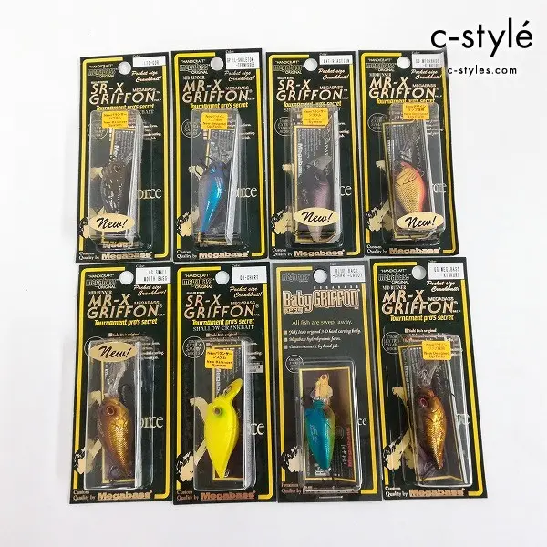 Megabass メガバス ルアー まとめ MR-X SR-X GRIFFON ベビグリ GG SMALL MOUTH BASS ITO-GORI 等 計8点
