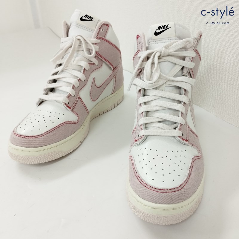 NIKE ナイキ DUNK HI 1985 Barely Rose スニーカー 28cm ピンク DQ8799-100 ダンク