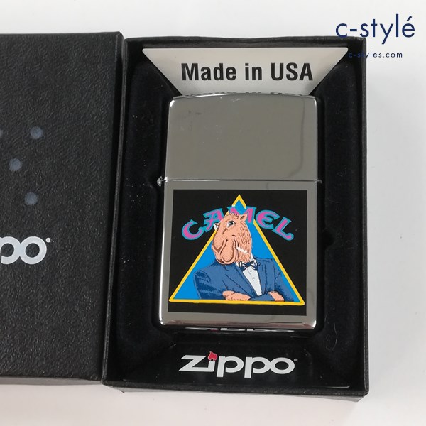 ZIPPO ジッポー CAMEL キャメル ジョー オイルライター シルバー 喫煙具