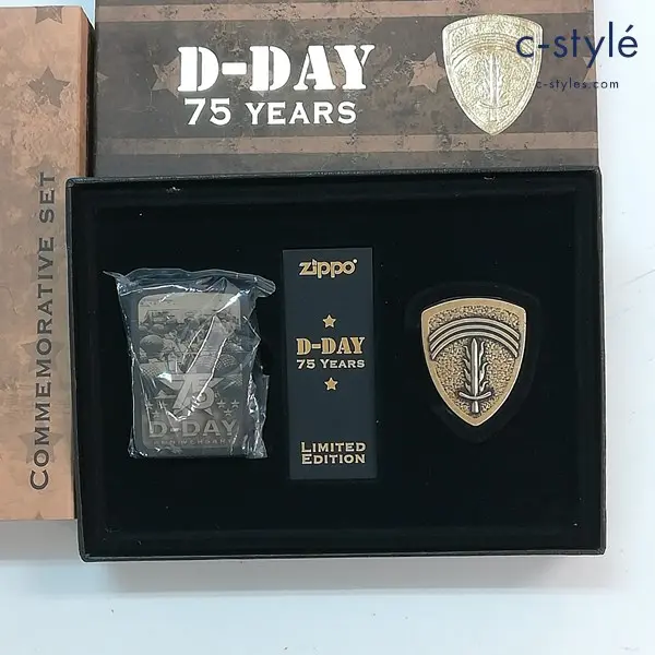 ZIPPO ジッポー D-DAY ノルマンディ上陸作戦 75周年記念セット オイルライター ブラック 喫煙具