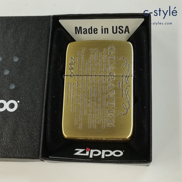 ZIPPO ジッポー 1941 REPLICA GUARANTEE レプリカ オイルライター ゴールド 喫煙具