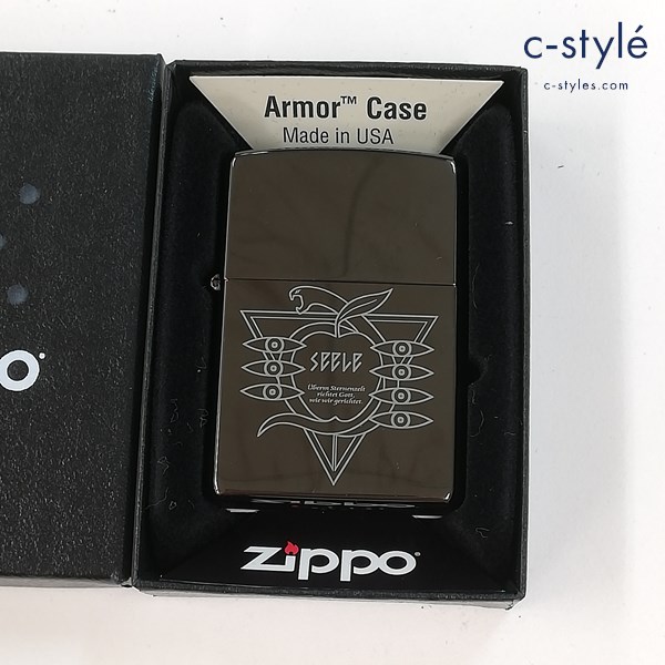 ZIPPO ジッポー エヴァンゲリオン SEELE ゼーレ オイルライター シルバー 喫煙具