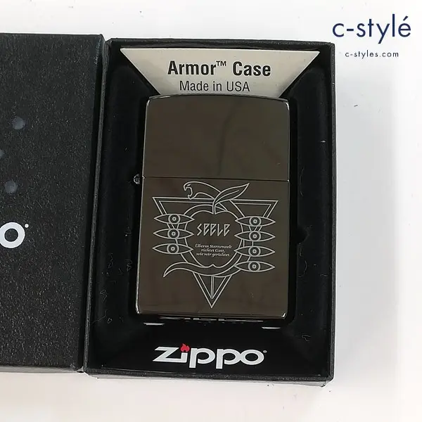 ZIPPO ジッポー エヴァンゲリオン SEELE ゼーレ オイルライター シルバー 喫煙具