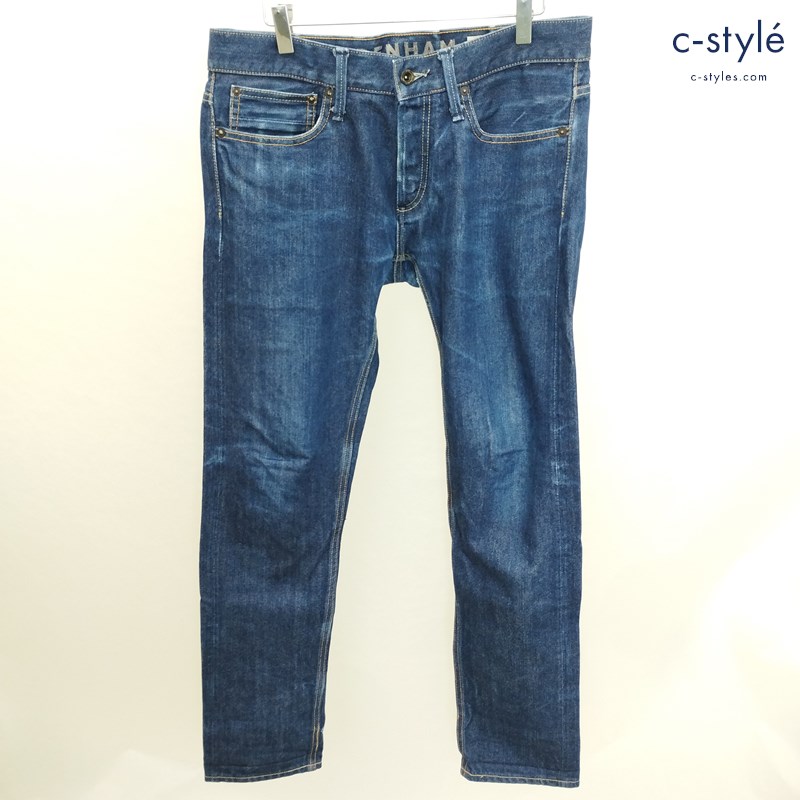 DENHAM デンハム デニムパンツ 33 インディゴ RAZOR MIJSAKURA ジーンズ ジーパン 日本製