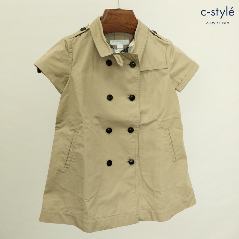 BURBERRY バーバリー トレンチワンピース 3Y ベージュ ワンピース 半袖 キッズ 子供服 女の子