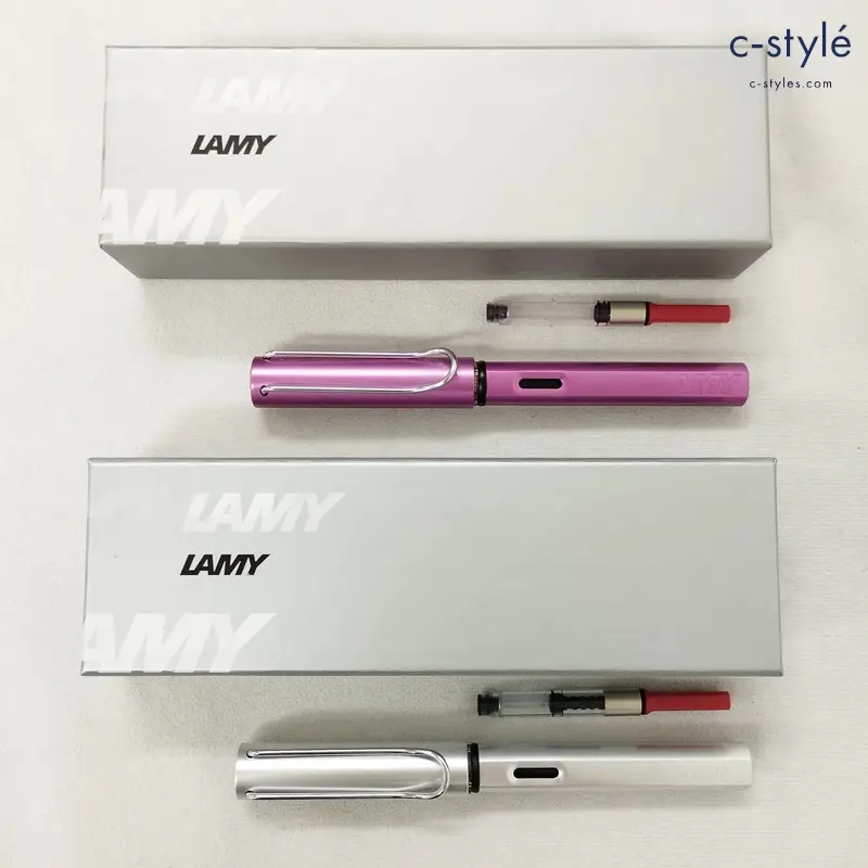 LAMY ラミー アルスター 万年筆 ピンク シルバー 計2点