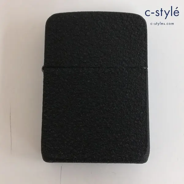 ZIPPO ジッポー 1941 レプリカ ブラッククラックル オイルライター ブラック 喫煙具