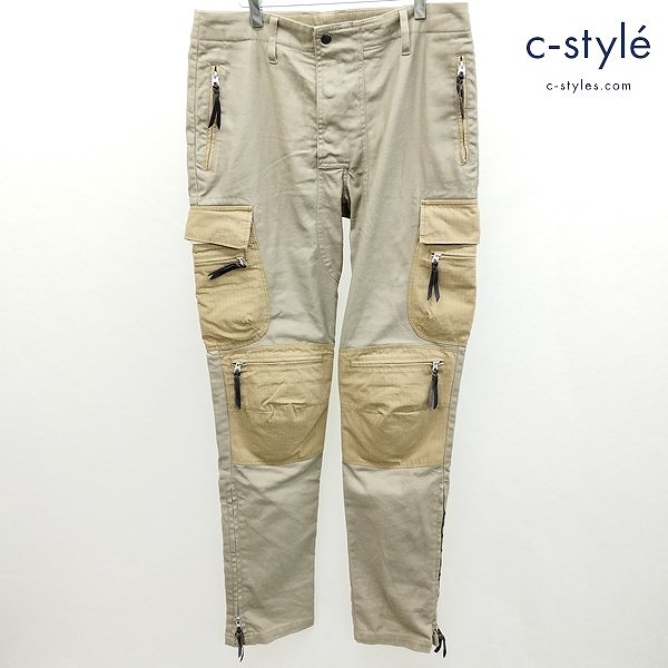 Max Fritz マックスフリッツ カーゴパンツ 50 ベージュ系 MFP-2367 バイク用品