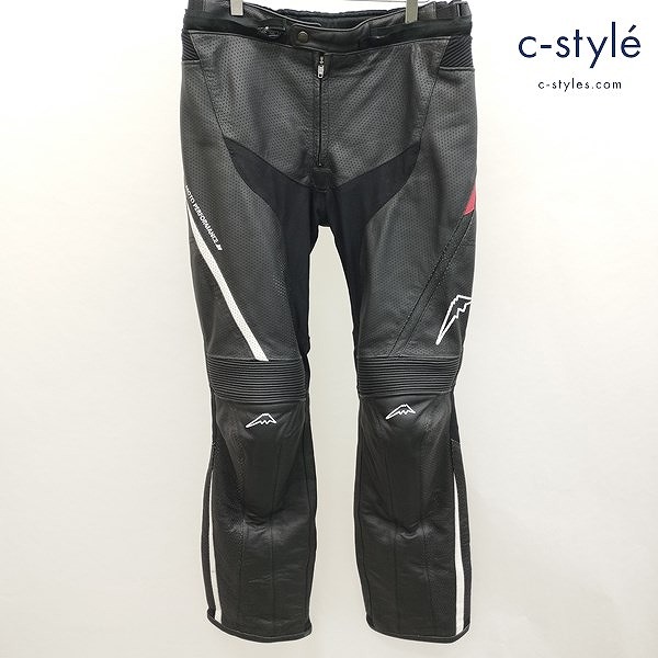 KUSHITANI クシタニ グルーヴメッシュパンツ LL ブラック K-1067M レザー 牛革 バイク用品
