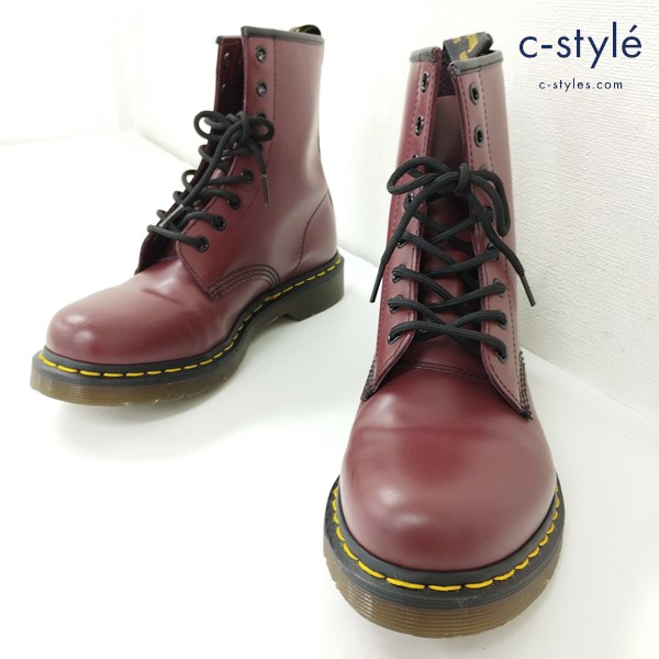 Dr.Martens ドクターマーチン 8ホールブーツ UK7 赤茶 1460 レザー 靴 エアークッションソール