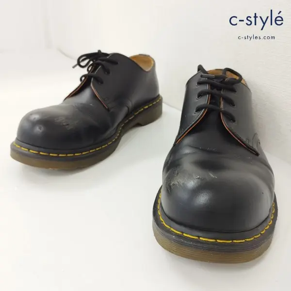 Dr.Martens ドクターマーチン スチールトゥ レザーシューズ UK10 ブラック 1925 5400 ローファー