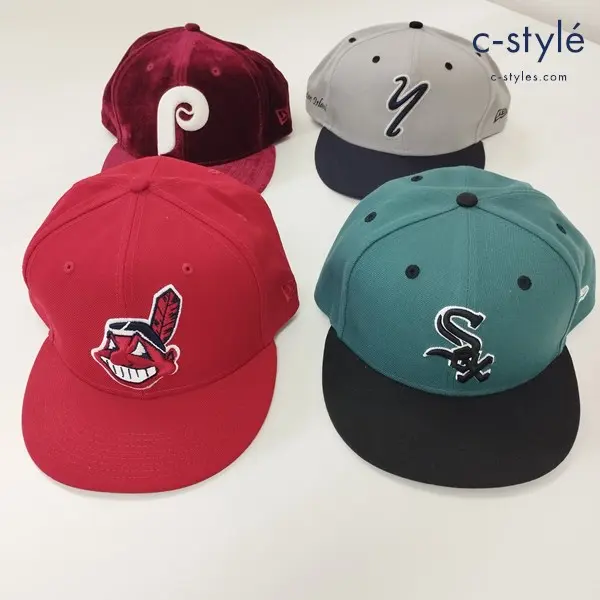 NEW ERA ニューエラ 59FIFTY キャップ 7・7/8 62.5cm 野球 メジャー 帽子 計4点