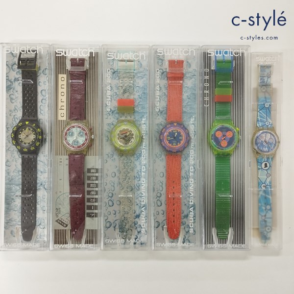 Swatch スウォッチ 腕時計 アナログ C-H-R-O-N-O 他 計6点