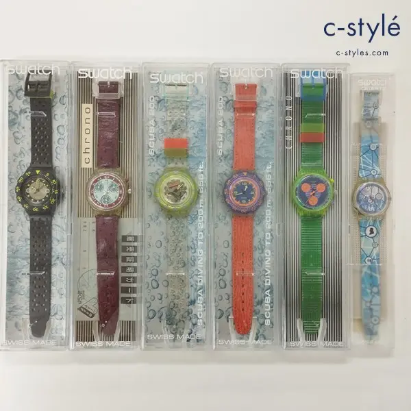 Swatch スウォッチ 腕時計 アナログ C-H-R-O-N-O 他 計6点