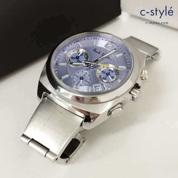 Paul Smith ポールスミス ファイナルアイズ 腕時計 シルバー クロノグラフ F520-T011527