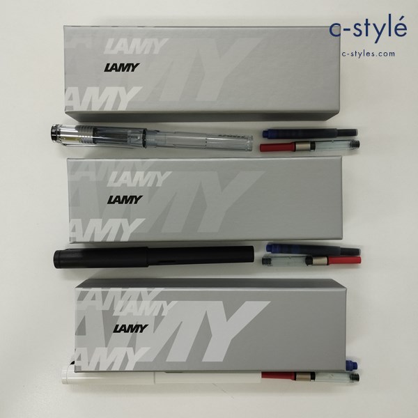 LAMY ラミー サファリ 万年筆 筆記用具 文房具 計3点