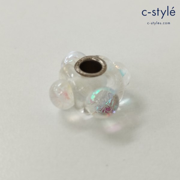 TROLLBEADS トロールビーズ ビーズチャーム クリア アクセサリー ガラス ユニセックス