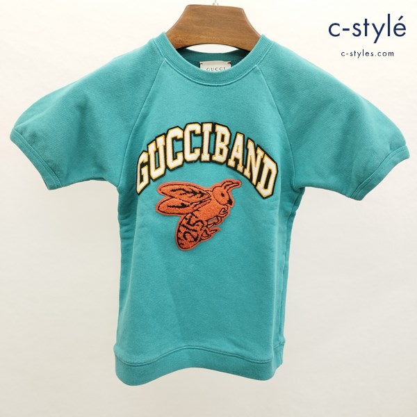 GUCCI グッチ トレーナー 24m ブルー系 半袖 イタリア製 キッズ 男の子 女の子