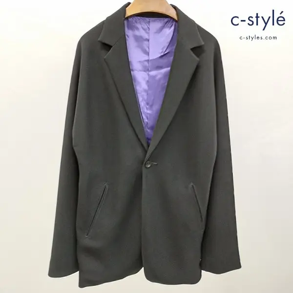 Needles ニードルズ 1Bテーラードジャケット L ブラック EJ042 長袖 ポリエステル 日本製