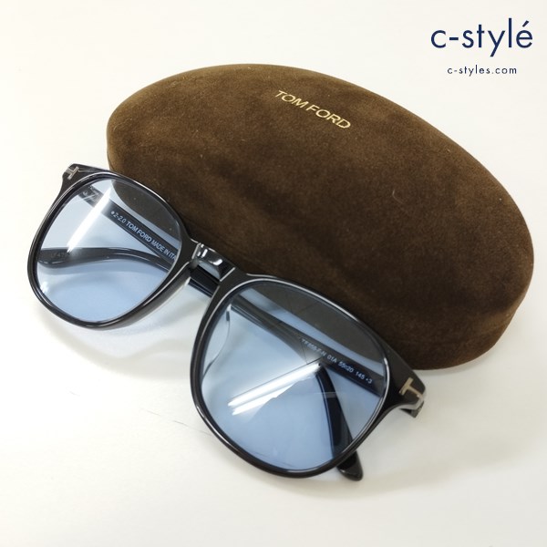 TOM FORD トムフォード ansel サングラス 55□20 145 ブラック TF858-F-N 01A イタリア製