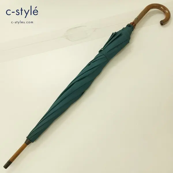 Castelbajac カステルバジャック 長傘 雨具 アンブレラ テフロン グリーン