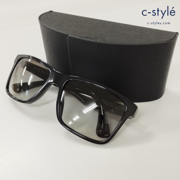 PRADA プラダ サングラス 59□17 ブラック SPR 19S イタリア製