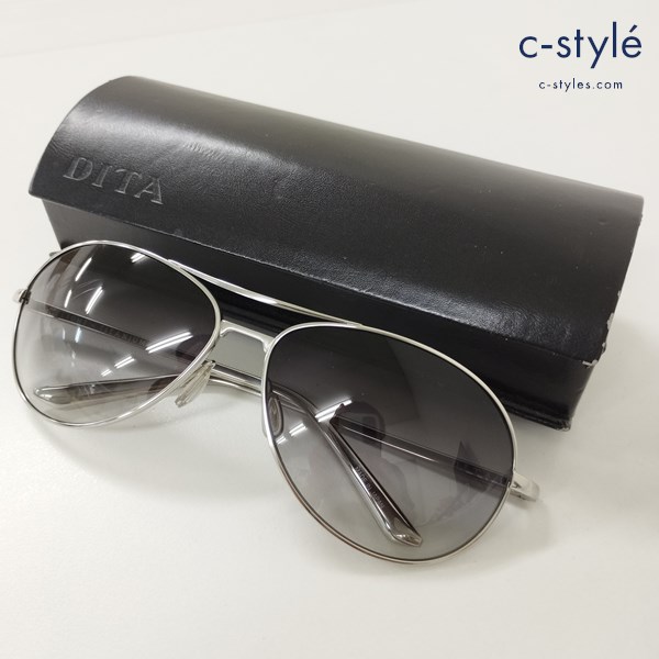 DITA ディータ FLIGHT-TITANIUM サングラス シルバー 日本製 アイウェア